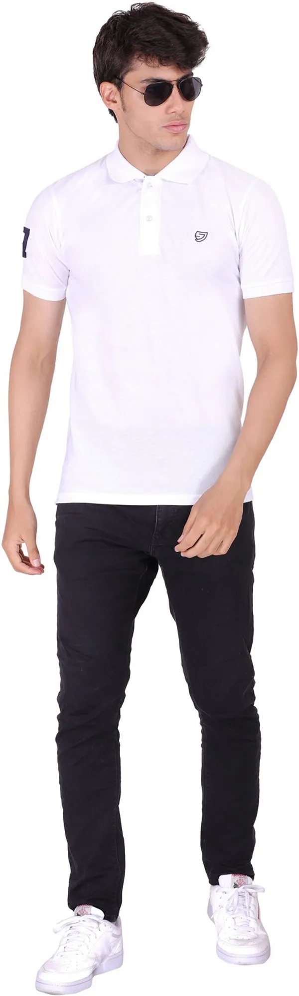 White_Cotton_Collar_T-Shirt_for_Men