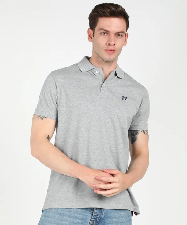 Grey_Cotton_Collar_T-Shirt_for_Men