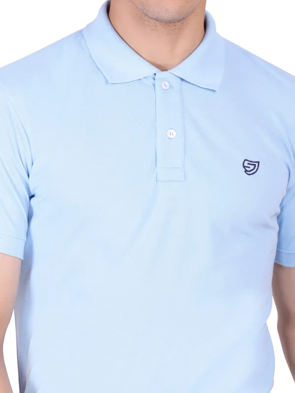 Light_Blue_Cotton_Collar_T-Shirt_for_Men