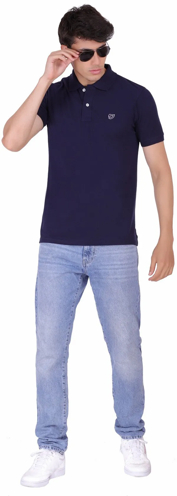Dark_Blue_Cotton_Collar_T-Shirt_for_Men