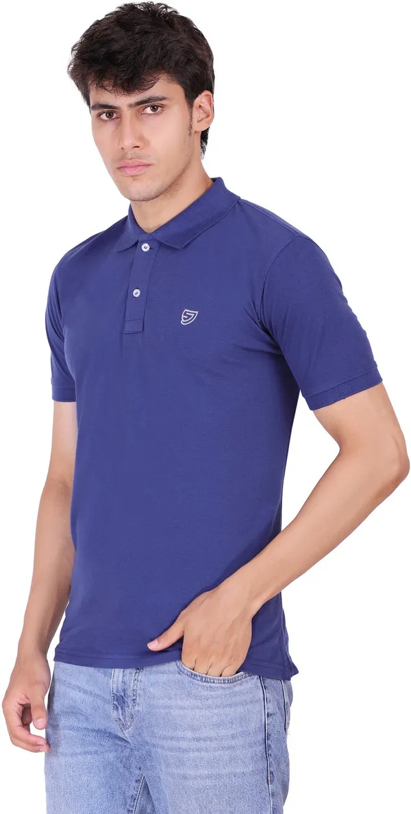 Blue_Cotton_Collar_T-Shirt_for_Men