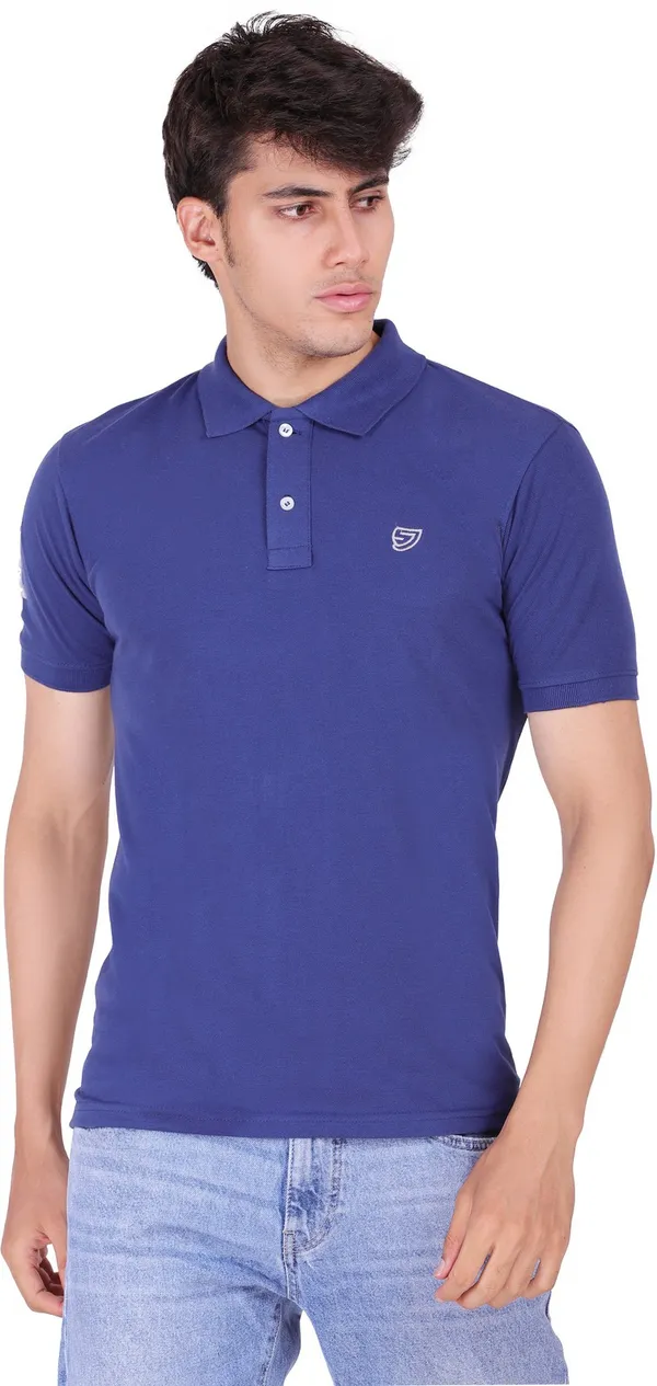Blue_Cotton_Collar_T-Shirt_for_Men