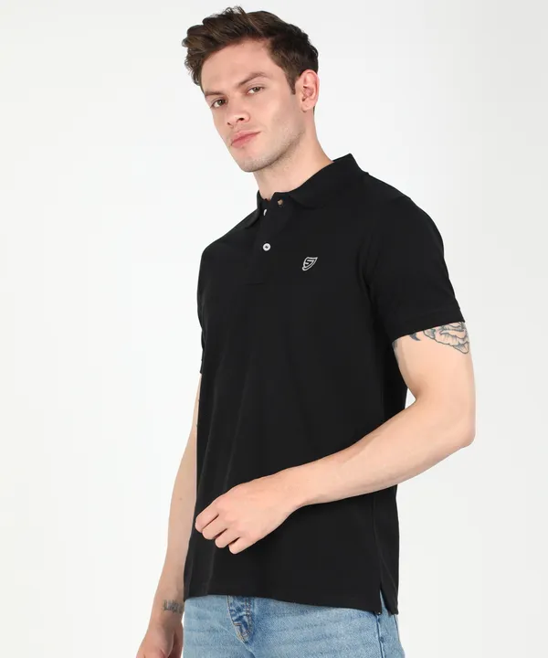 Black_Cotton_Collar_T-Shirt_for_Men