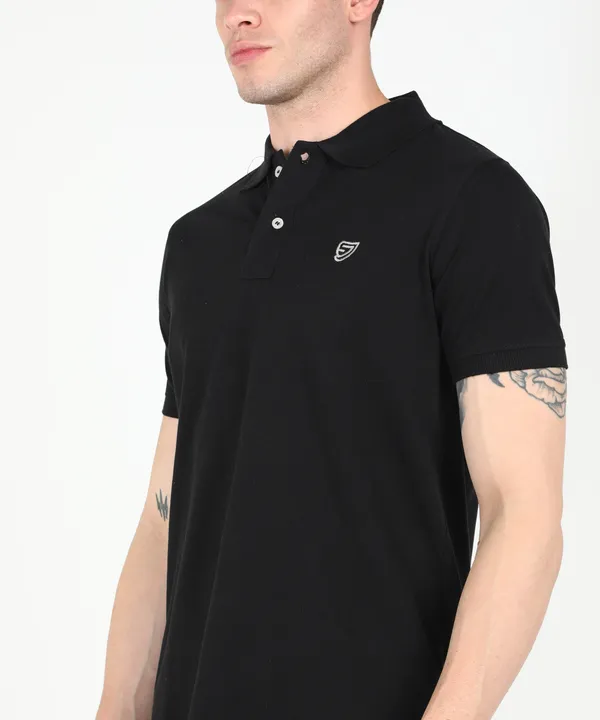 Black_Cotton_Collar_T-Shirt_for_Men