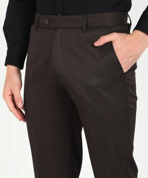 Brown_Relaxed_Viscose_Rayon_Formal_Zipper_Trouser_For_Men