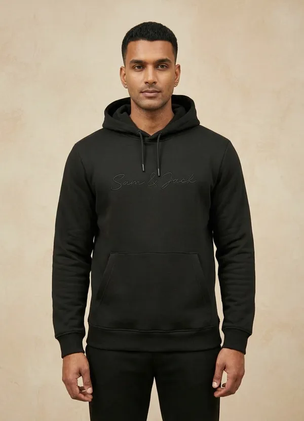 Sam_And_Jack_Men's_Black_Kangaroo_Pocket_Hoodie