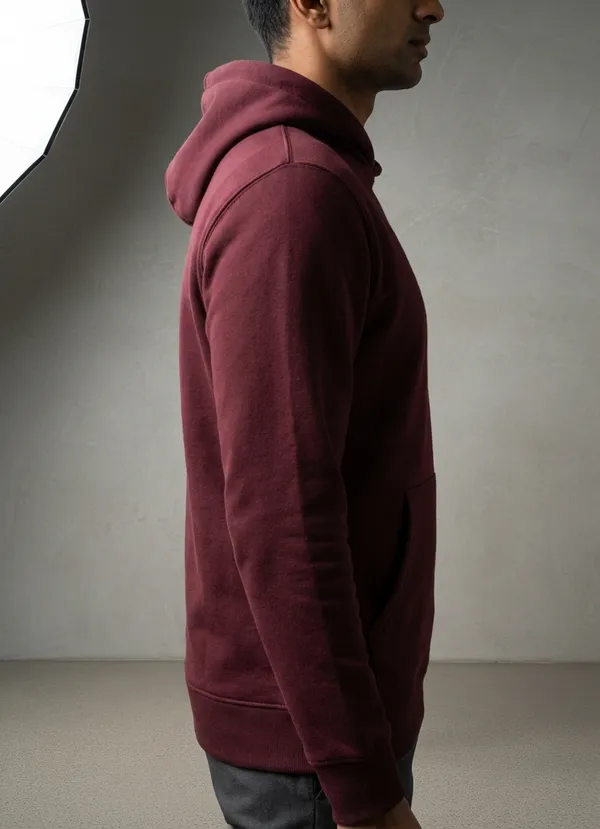 Sam_And_Jack_Men's_Maroon_Kangaroo_Pocket_Hoodie