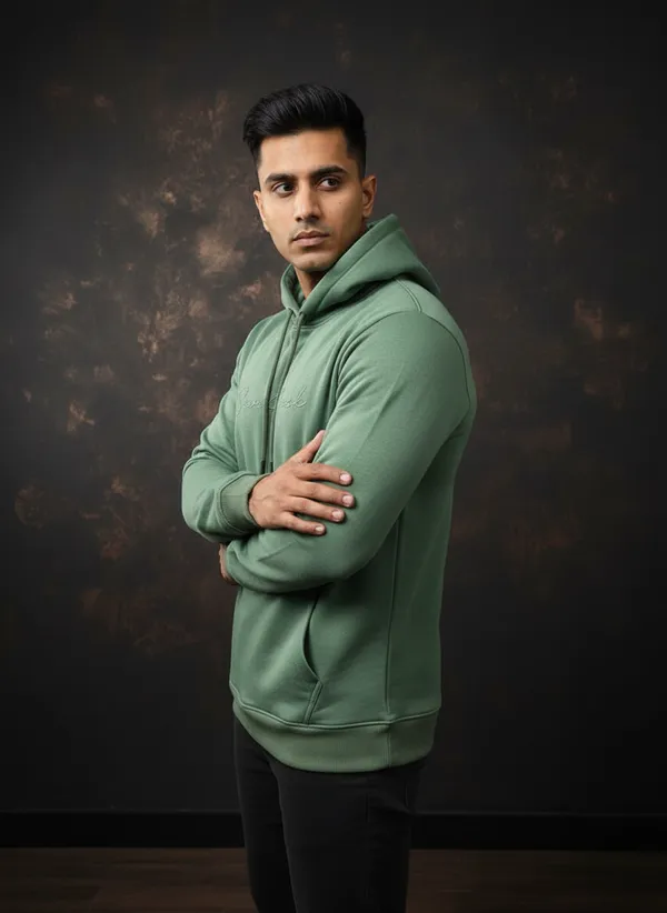 Sam_And_Jack_Men's_Olive_Kangaroo_Pocket_Hoodie