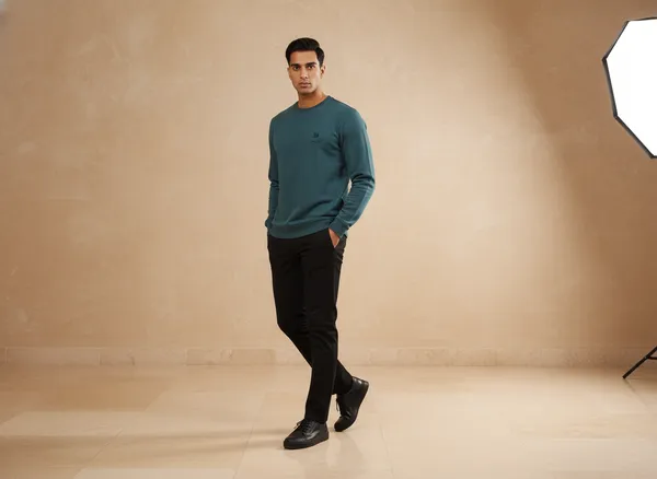 SAM_&_JACK_Relaxed_Men's_Turquoise_Sweatshirt