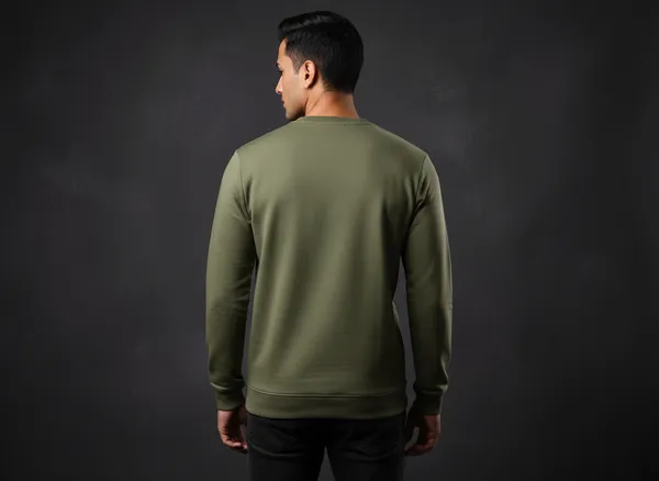 SAM_&_JACK_Relaxed_Men's_Green_Sweatshirt