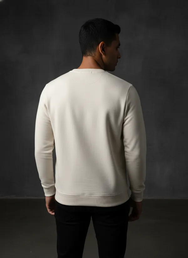 SAM_&_JACK_Relaxed_Men's_Cream_Sweatshirt