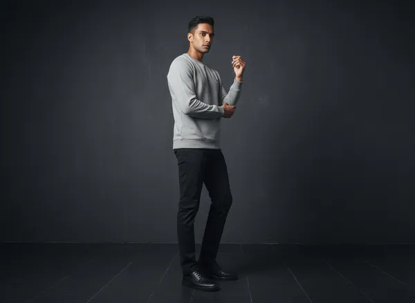 SAM_&_JACK_Relaxed_Men's_Grey_Sweatshirt