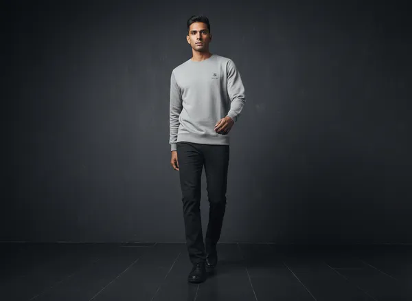 SAM_&_JACK_Relaxed_Men's_Grey_Sweatshirt