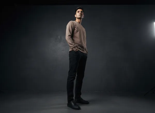 SAM_&_JACK_Relaxed_Men's_Coffee_Sweatshirt