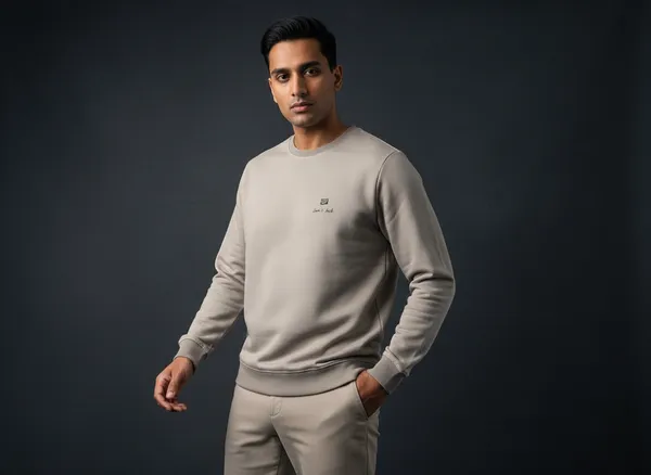 SAM_&_JACK_Relaxed_Men's_Salt_Grey_Sweatshirt