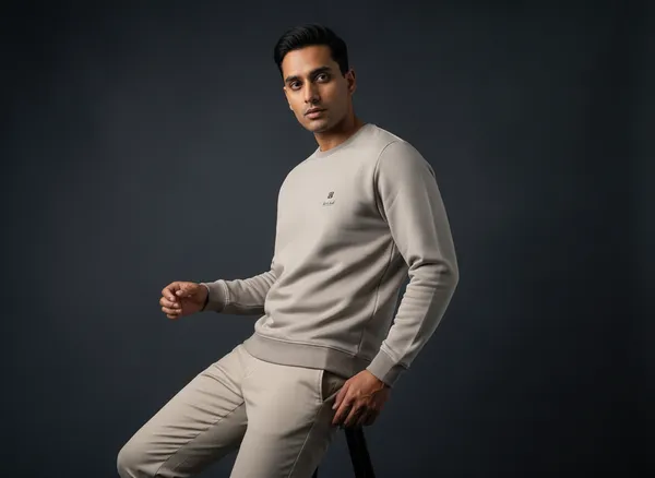 SAM_&_JACK_Relaxed_Men's_Salt_Grey_Sweatshirt