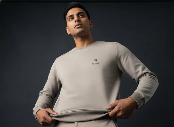 SAM_&_JACK_Relaxed_Men's_Salt_Grey_Sweatshirt