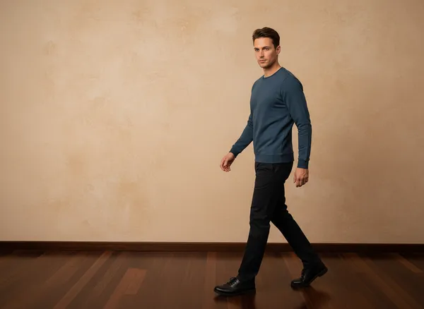 SAM_&_JACK_Relaxed_Men's_Dark_Blue_Sweatshirt