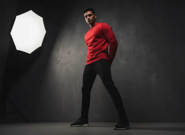 SAM_&_JACK_Relaxed_Men's_Red_Sweatshirt