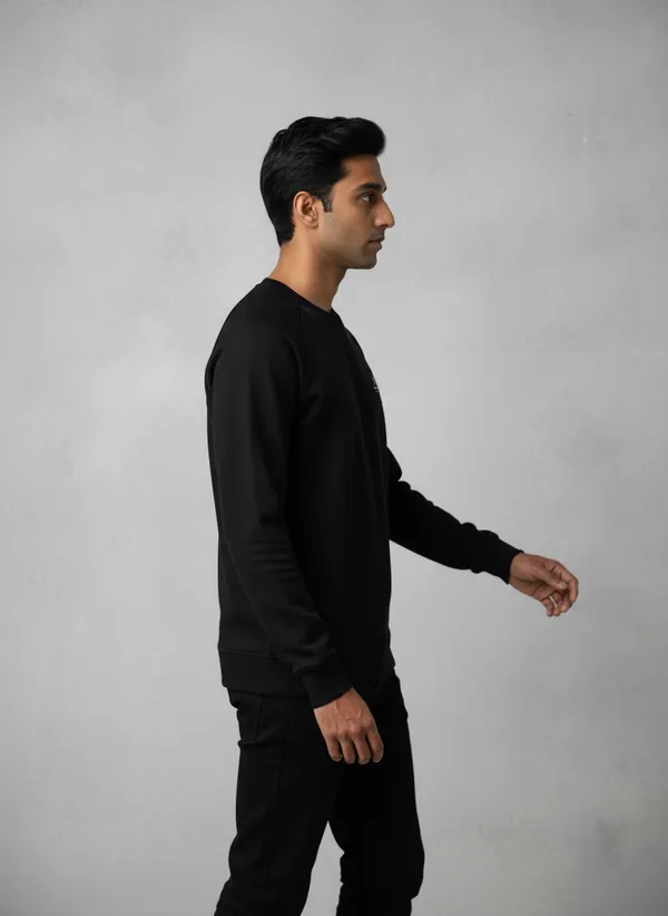 SAM_&_JACK_Relaxed_Men's_Black_Sweatshirt