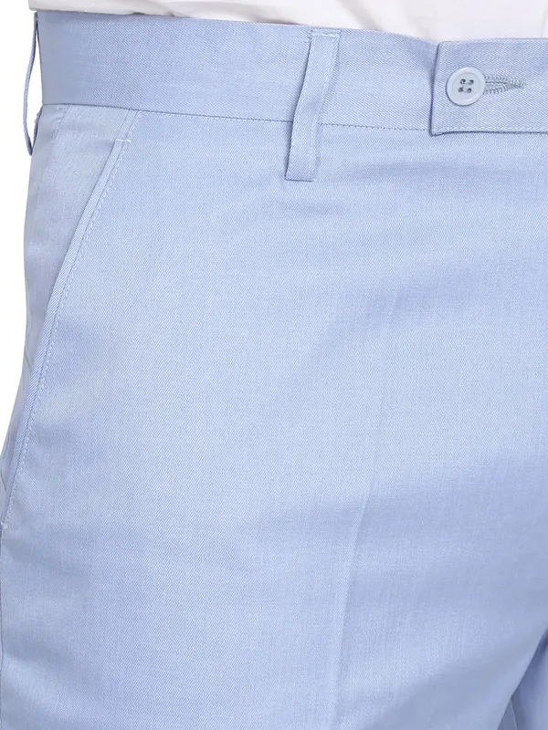 Light_Blue_Relaxed_Viscose_Rayon_Formal_Zipper_Trouser_For_Men
