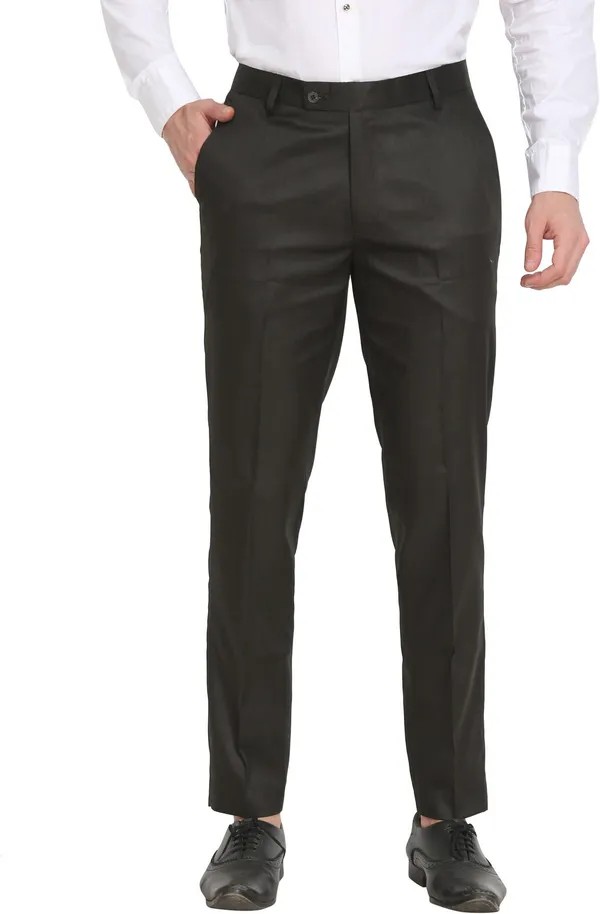 Dark_Green_Relaxed_Viscose_Rayon_Formal_Zipper_Trouser_For_Men