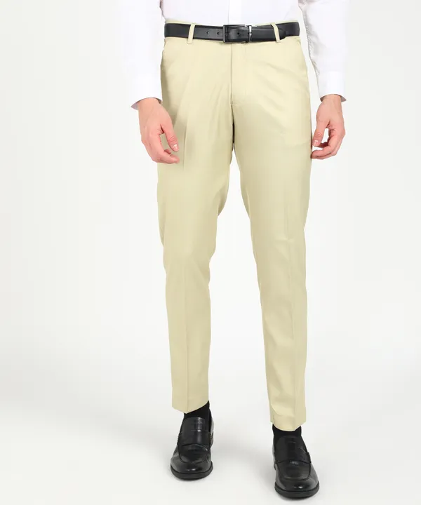 Beige_Relaxed_Viscose_Rayon_Formal_Zipper_Trouser_For_Men