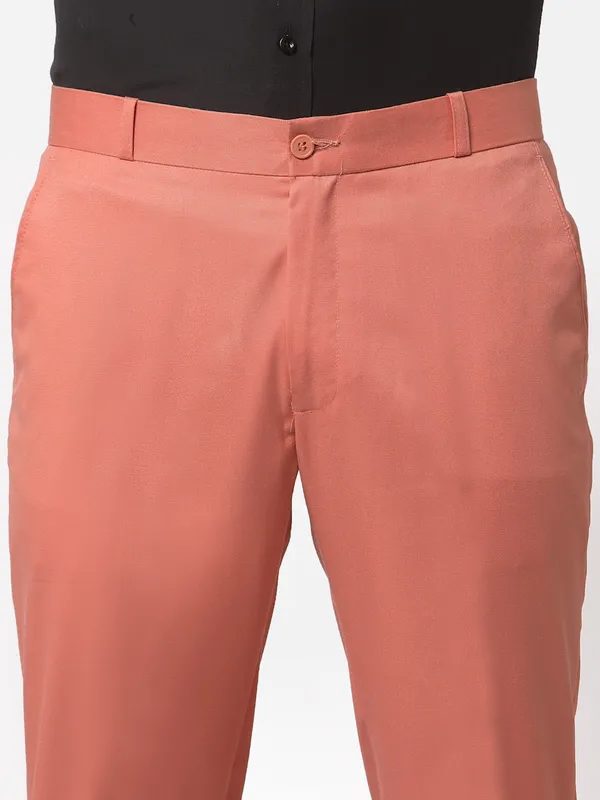 Pink_Skinny_Fit_Viscose_Rayon_Formal_Zipper_Trouser_For_Men