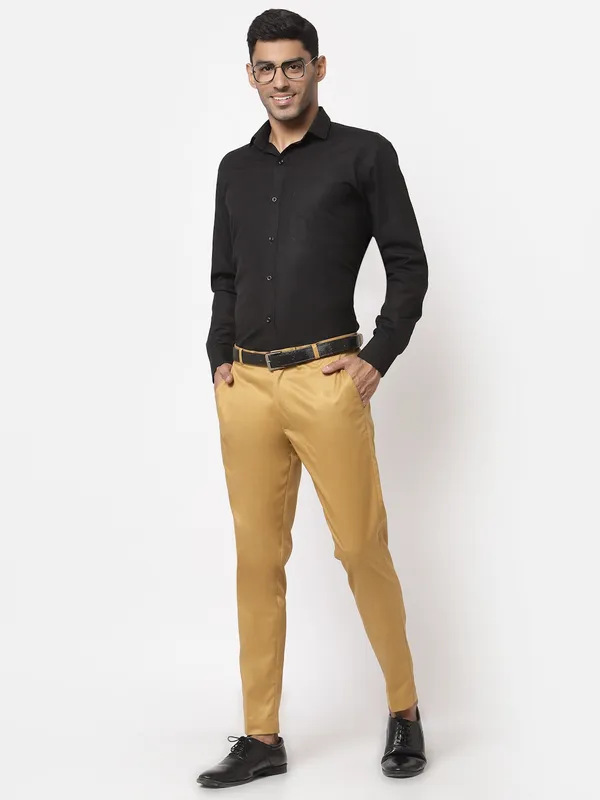 Beige_Skinny_Fit_Viscose_Rayon_Formal_Zipper_Trouser_For_Men