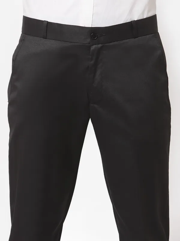 Black_Skinny_Fit_Viscose_Rayon_Formal_Zipper_Trouser_For_Men