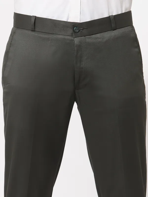 Green_Skinny_Fit_Viscose_Rayon_Formal_Zipper_Trouser_For_Men
