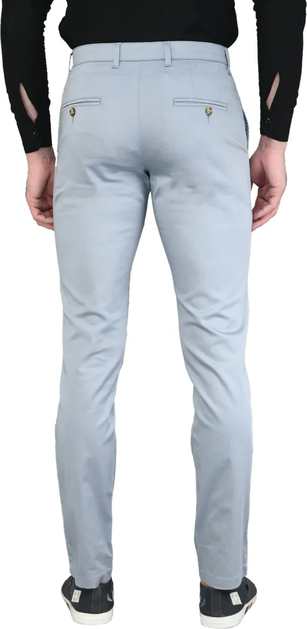 Light_Blue_Slim_Fit_Cotton_Blend_Casual_Zipper_Trouser_For_Men