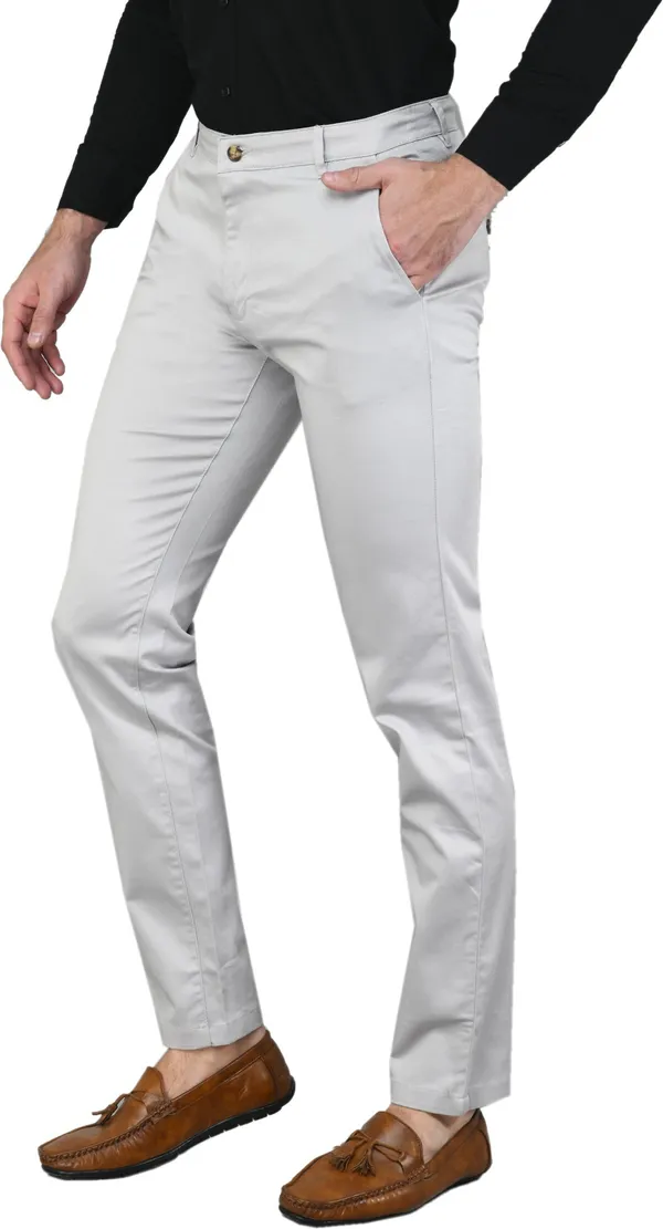 Grey_Slim_Fit_Cotton_Blend_Casual_Zipper_Trouser_For_Men