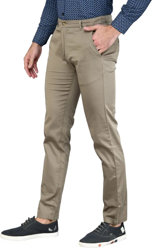 Brown_Slim_Fit_Cotton_Blend_Casual_Zipper_Trouser_For_Men