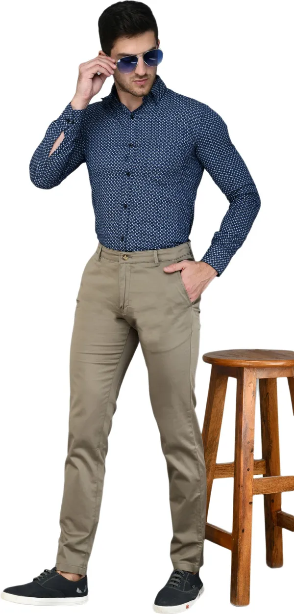Brown_Slim_Fit_Cotton_Blend_Casual_Zipper_Trouser_For_Men
