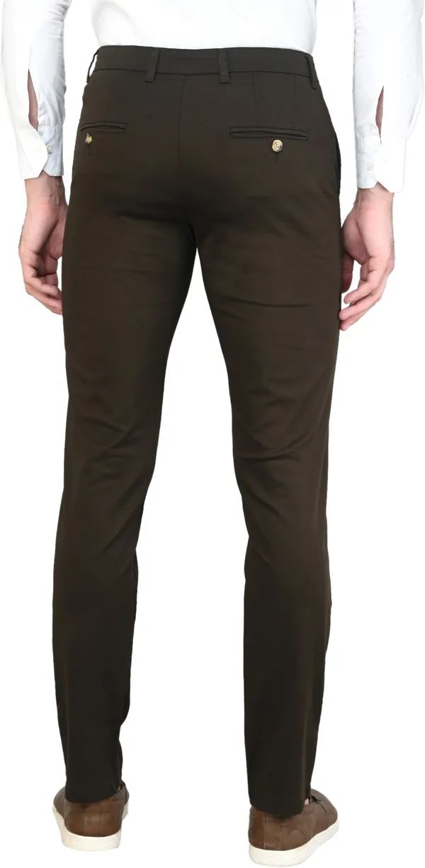 Brown_Slim_Fit_Cotton_Blend_Casual_Zipper_Trouser_For_Men