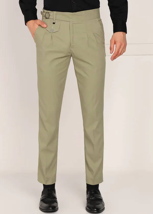 Olive_Premium_Lycra_Korean_Trouser