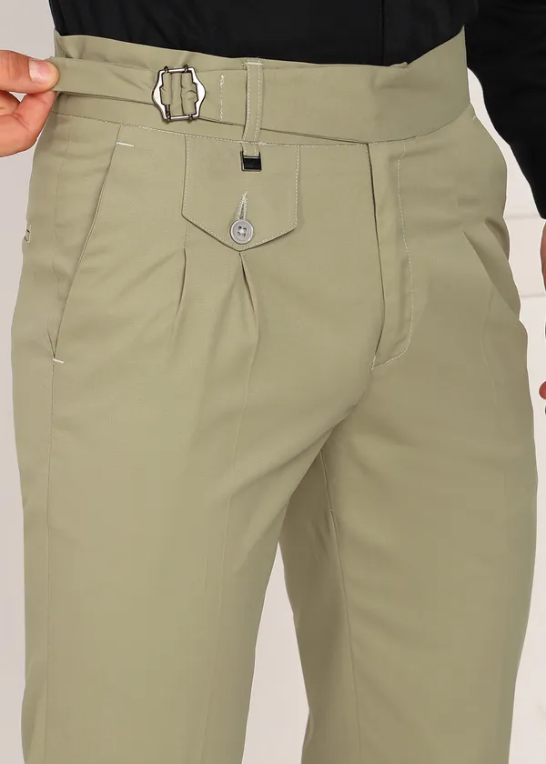 Olive_Premium_Lycra_Korean_Trouser