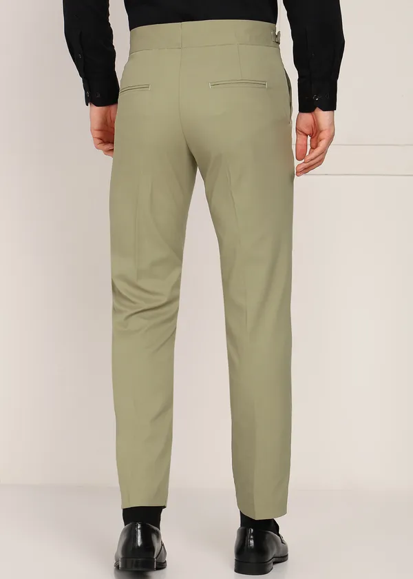 Olive_Premium_Lycra_Korean_Trouser
