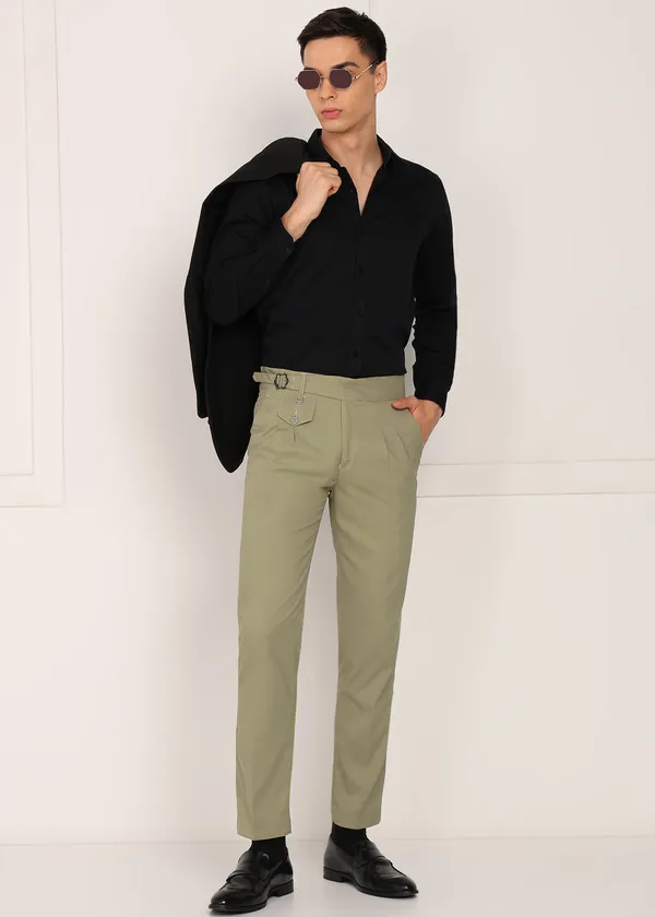 Olive_Premium_Lycra_Korean_Trouser
