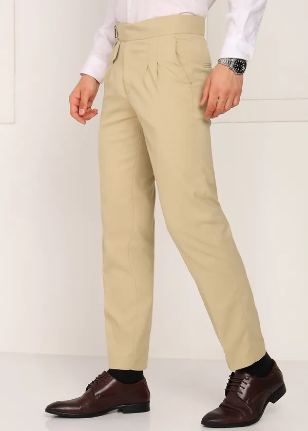 Cream_Premium_Lycra_Korean_Trouser