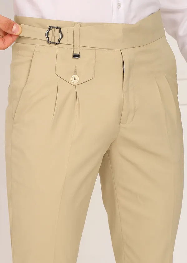 Cream_Premium_Lycra_Korean_Trouser