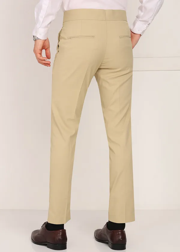 Cream_Premium_Lycra_Korean_Trouser