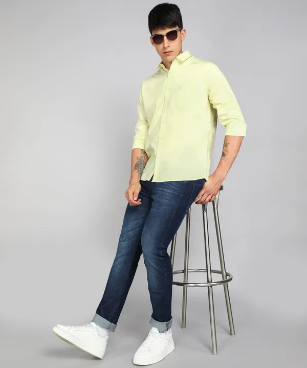 Lemon_Yellow_Cotton_Formal_Shirt_for_Men_|_Full_Sleeve