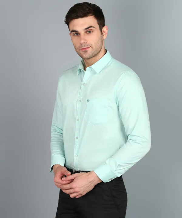 Green_Cotton__Formal_Shirt_for_Men_|_Full_Sleeve