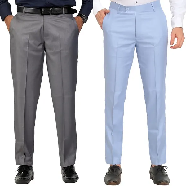 Pack_Of_2_Grey_&_Light_Blue_Viscose_Rayon_Formal_Zipper_Trouser_For_Men_|__Regular_Fit