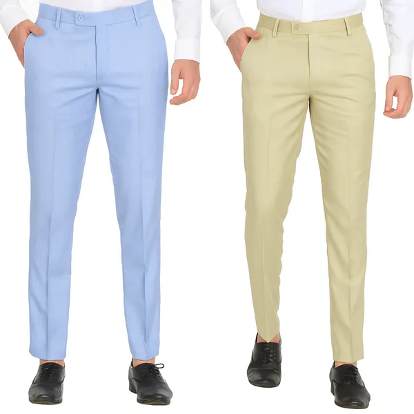Pack_Of_2_Light_Blue_&_Light_Green_Viscose_Rayon_Formal_Zipper_Trouser_For_Men_|_Regular_Fit