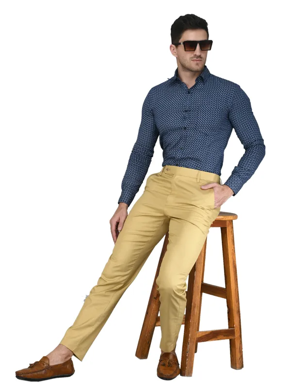 Beige_Relaxed_Viscose_Rayon_Formal_Zipper_Trouser_For_Men
