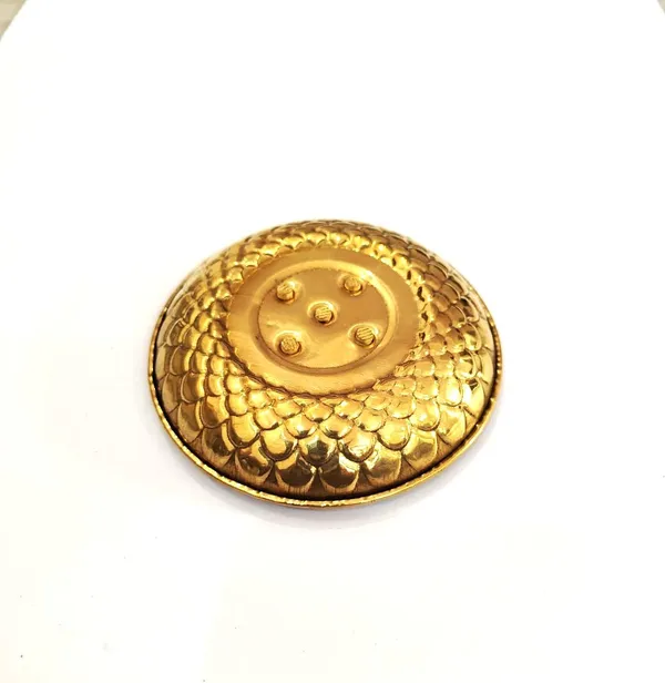 Brass_Incense_Stick_Holder_Agarbatti_Stand_with_Ash_Catcher,_Gold,_4_Inch,
