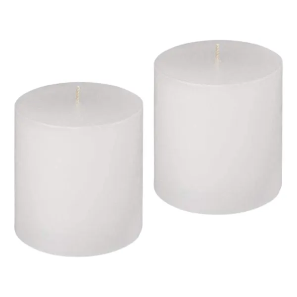 Unscented_Pillar_Candles_Set_of_2_|_3x3_nches_|_Paraffin_Wax_Candles_|_Home_Decor_(White)